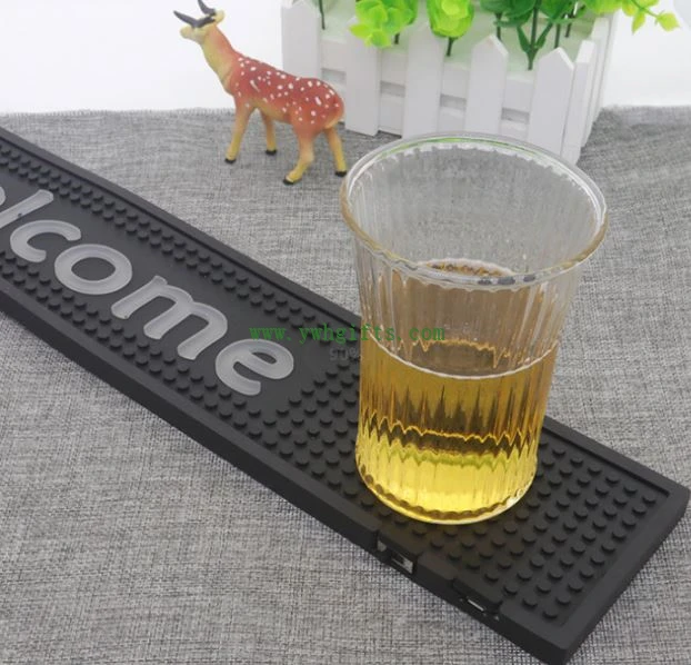 Eco-Friendly Soft PVC LED Beer Bar Drink Mat