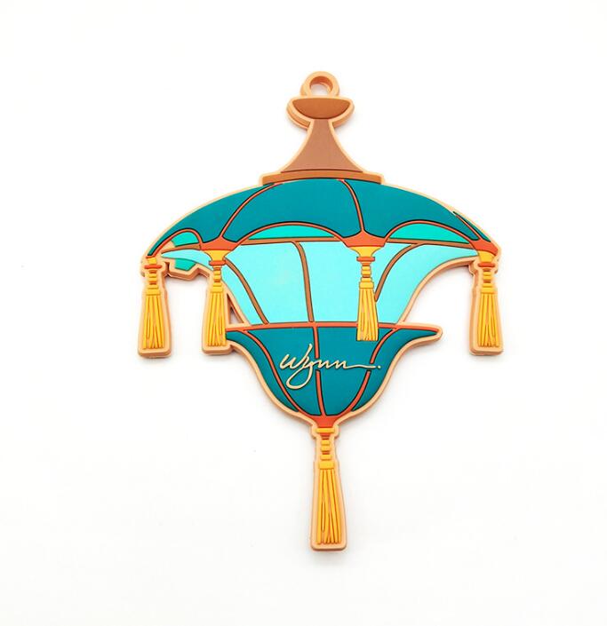 Pendent Lamp Style Soft PVC Luggage Tag Travel Portable ID