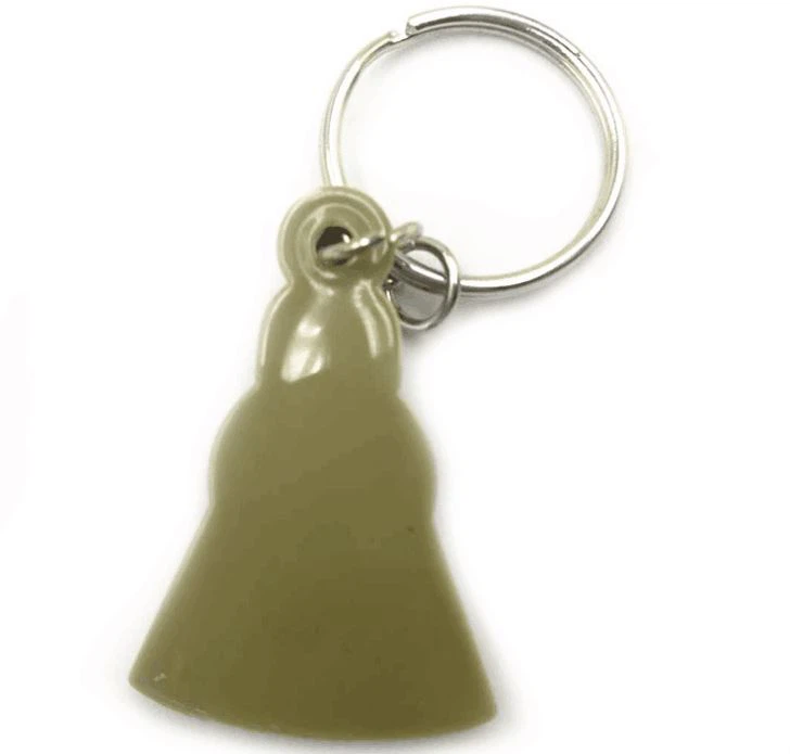 Pvc Badminton Keychain Engrave Keyring
