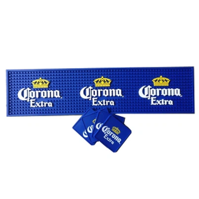 Blue Professional Bar Mat Spill Spill Mat Rail Drip Mat