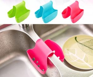 Eldhúsvaskhilla Silicone Hanging Poki Geymslukarfa