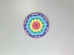 Round Soft PVC Coaster bolli Borðmotta