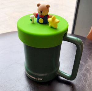 Lok af Starbucks kísill gúmmíbolla
