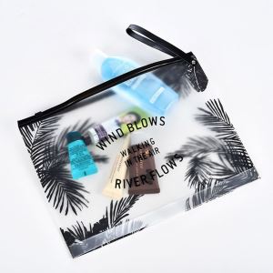 Rennilás skýr PVC vatnsheldur snyrtitaska kvenna