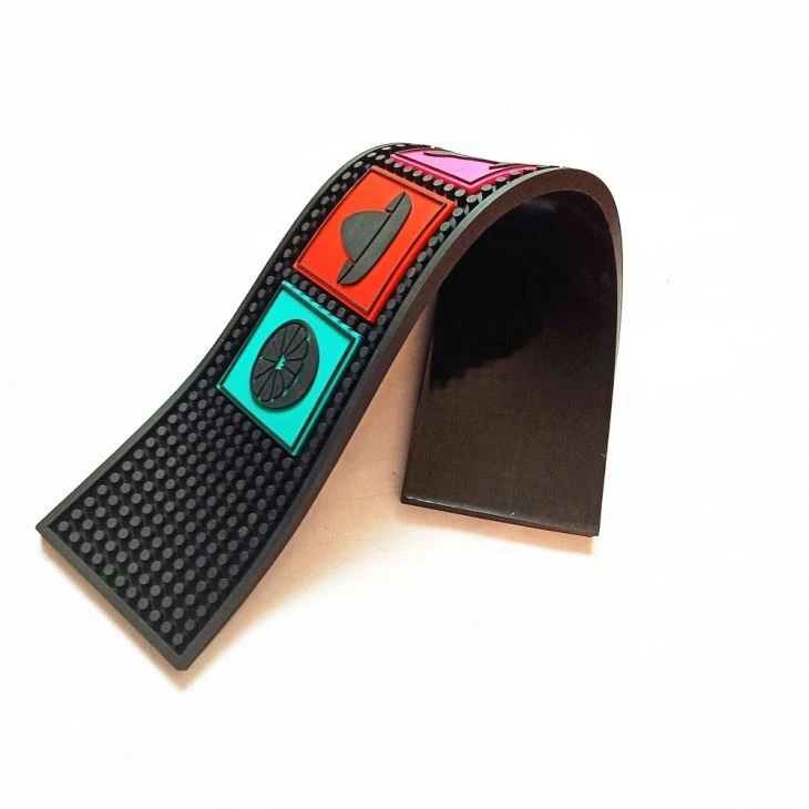 Advertising Rubber Waterproof Bar Mat With Tequila Logo