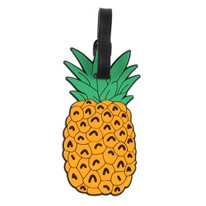 Litrík ávextir Merkimiðar Kennimerki Nafn Korthafi Ananas Kísilfarangursmerki