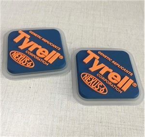 Fatnaður Fatnaður Silicon 3D Patch Merki Prentað kísilmerki